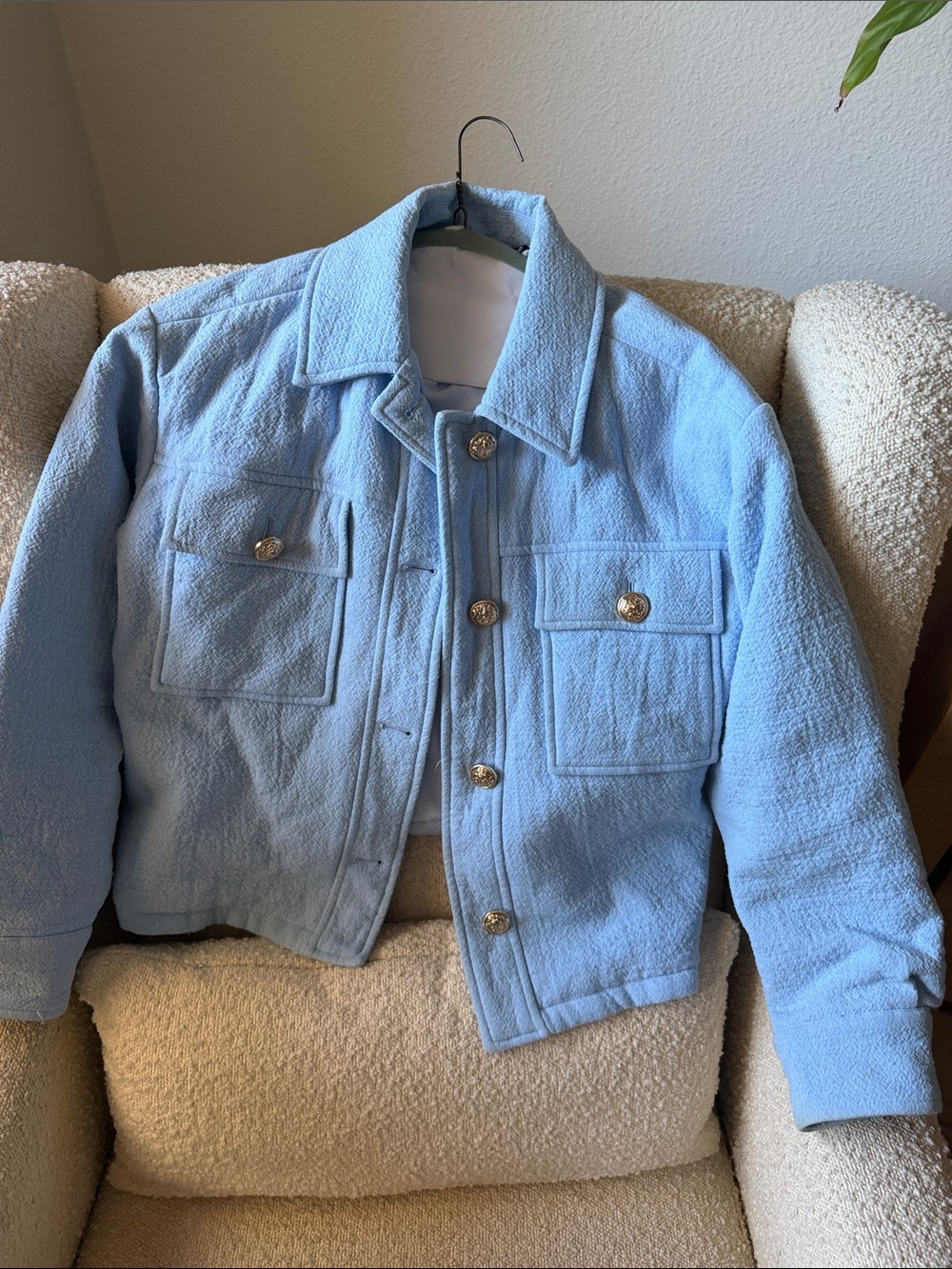 Zara Pale Blue jacket